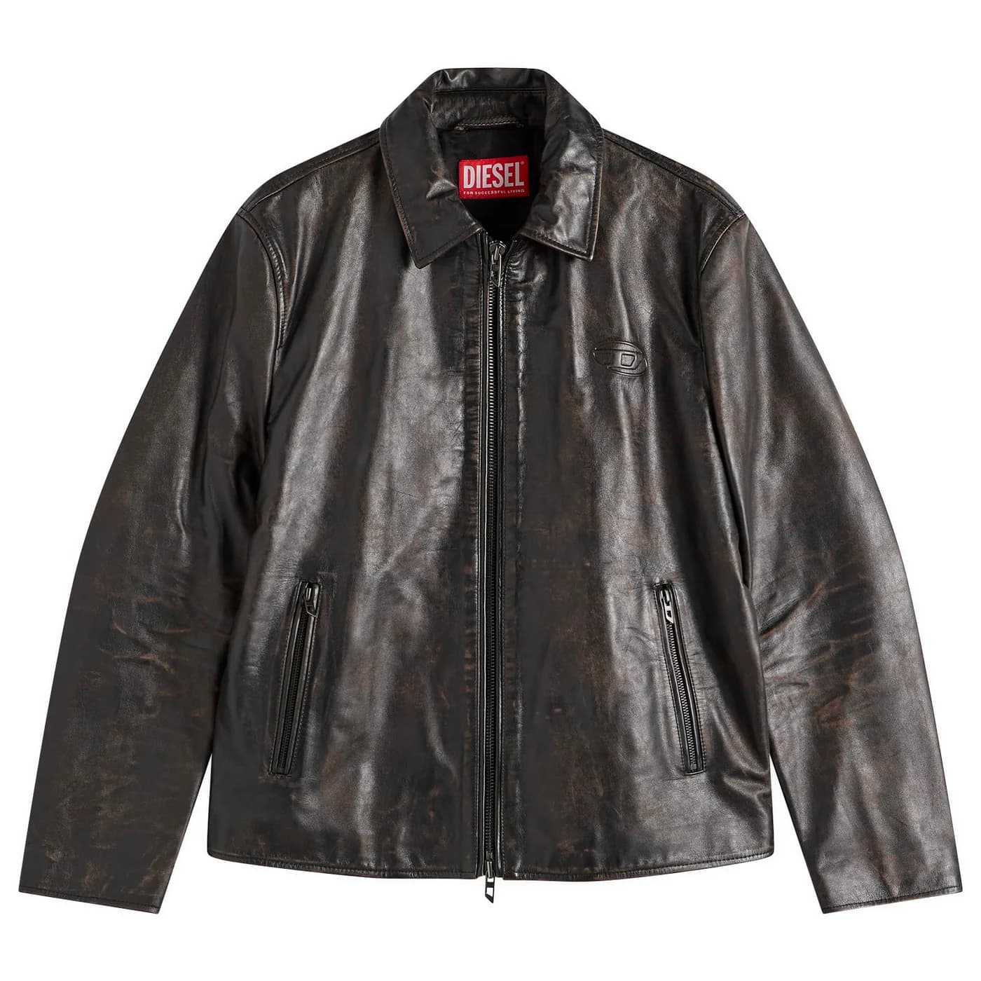 Diesel Leather Jacket メイン画像