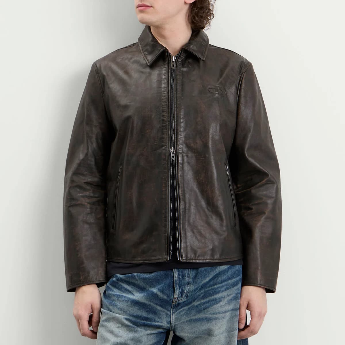 Diesel Leather Jacket 詳細画像 4