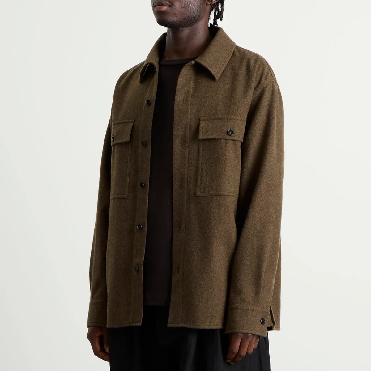 Jil Sander Wool Overshirt 詳細画像 1
