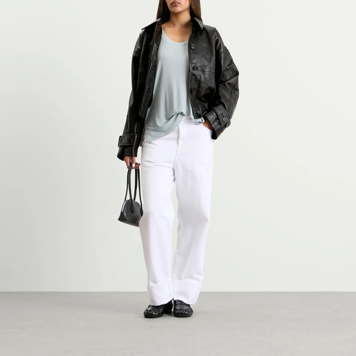 Rohe Róhe Leather Blouson Jacket 詳細画像 3
