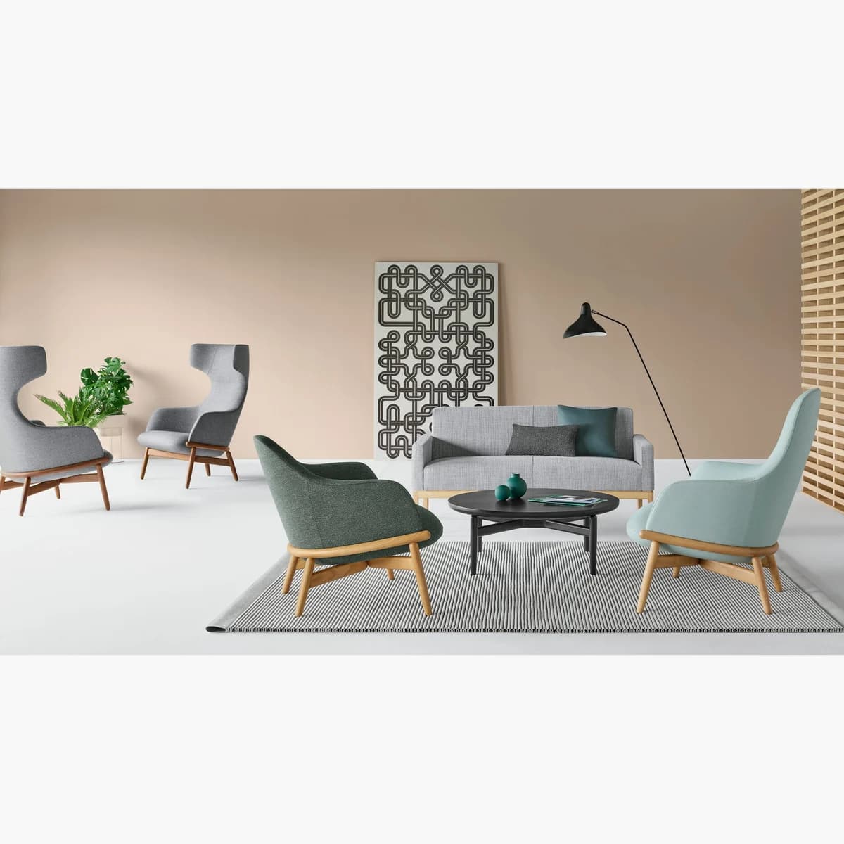 Geiger Reframe Lounge Chair, High Back 詳細画像 2